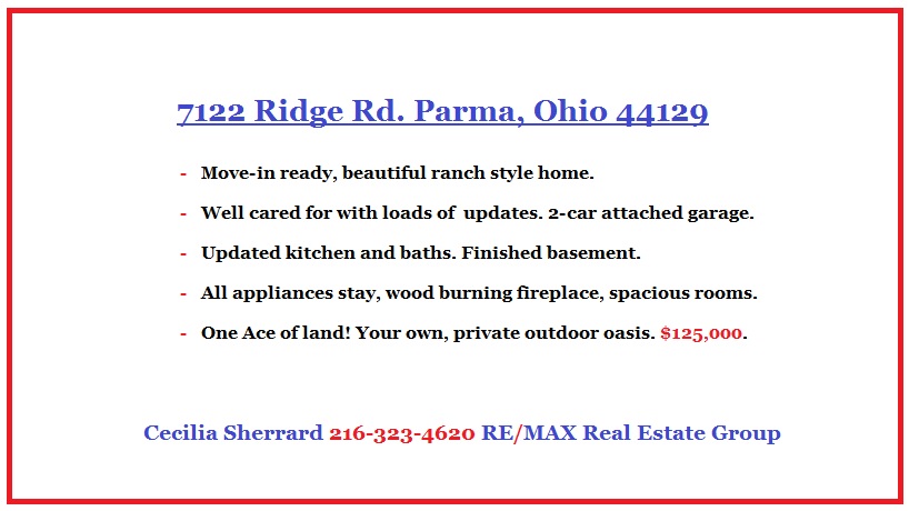 7122 Ridge Rd. Parma, Ohio
